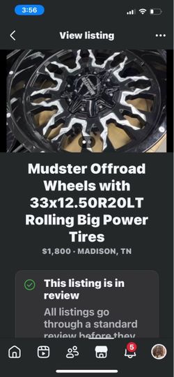 Mudster Off Road Rims with Tires