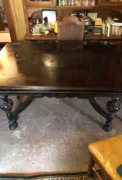 Antique Dining Room Table and chairs