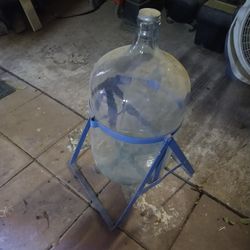 Vintage Spring Water Bottle With Carriage