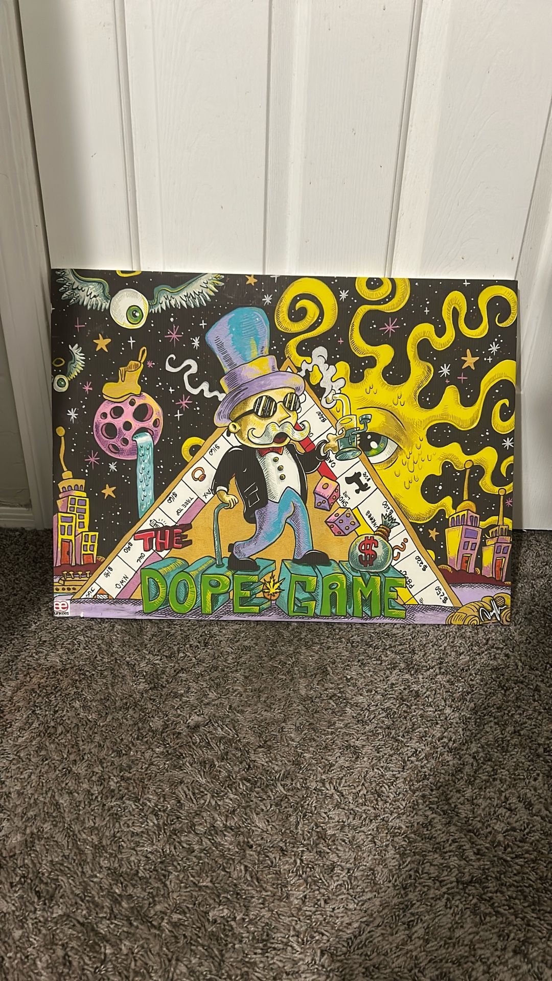 The Dope Game Printed Canvas 18x24