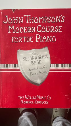 Piano lessons books 1st and 2nd graders.