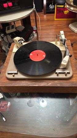 Garrard Type A Vintage Automatic Idler-Drive Turntable Heavy Wood Base (AS IS) (1959)