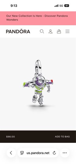 Pandora Bracelet Charm - Buzz Lightyear