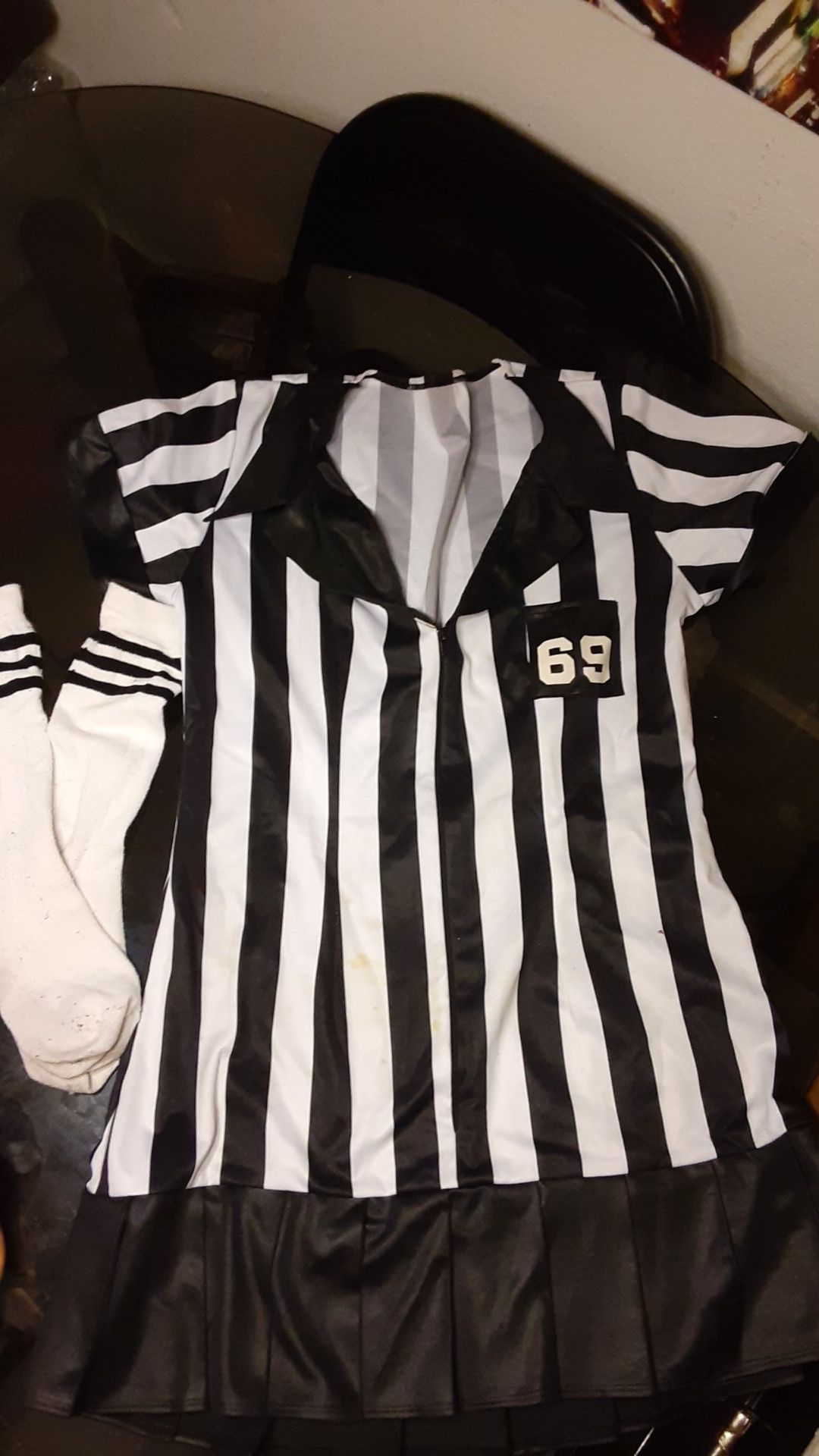 Women's sexy referee costume