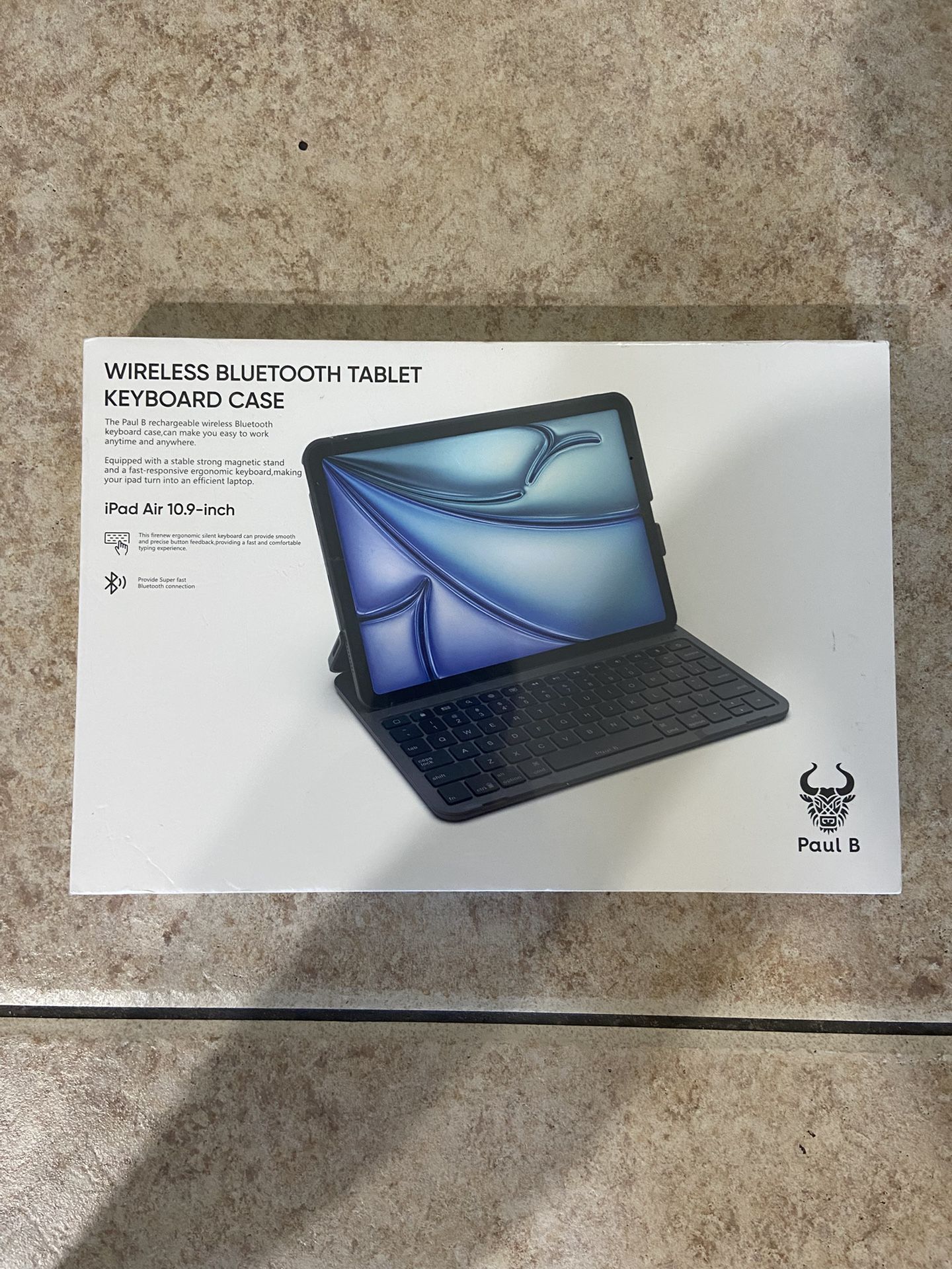 iPad Air 10.9 Inch Case and Keyboard Bluetooth