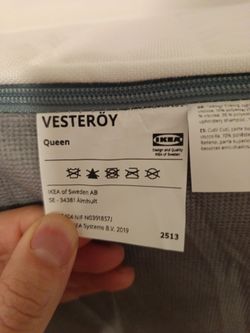 IKEA VESTERÖY Queen Mattress