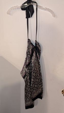Halter Neck Printed Mini Dress 14