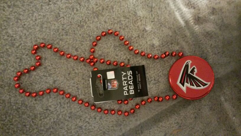 Falcons party beads