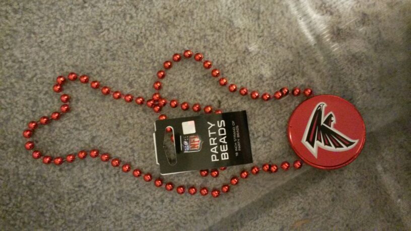 Falcons party beads