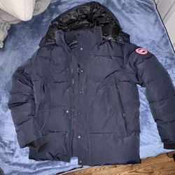 Canada Goose Wyndham Parka Navy Blue