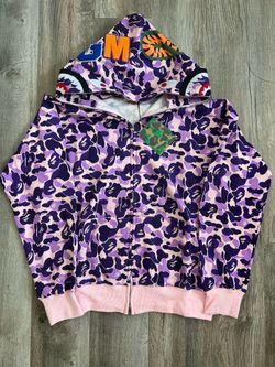 BAPE Zip Up Hoodie SZ 2XL