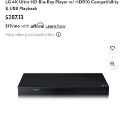 Lg 4k Player With Lord's Of The Rings 4k Disck