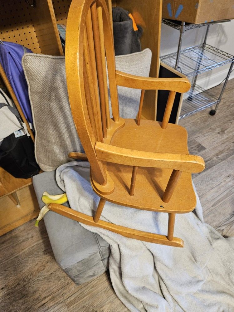 Wooden KID rocking Chair