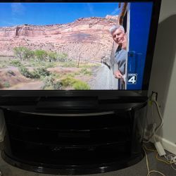 55“ Sony Television With Entertainment Center