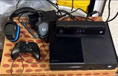 Microsoft Xbox One Console with Kinect, Controller, and Headsets or send offer or trade