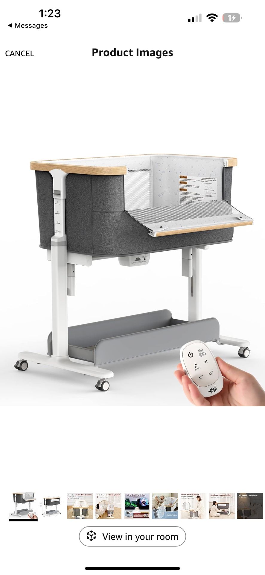 Rocking Bedside Crib