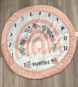 Monthly baby rug