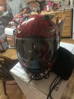 Brand new rip Zila Motorcycle helmet it’s called the Lucifer