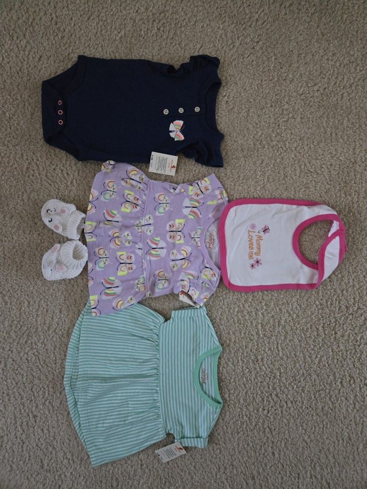 Girls size 0 to 3 months