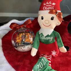 Personalized Elf’s And Ornaments Availble! 
