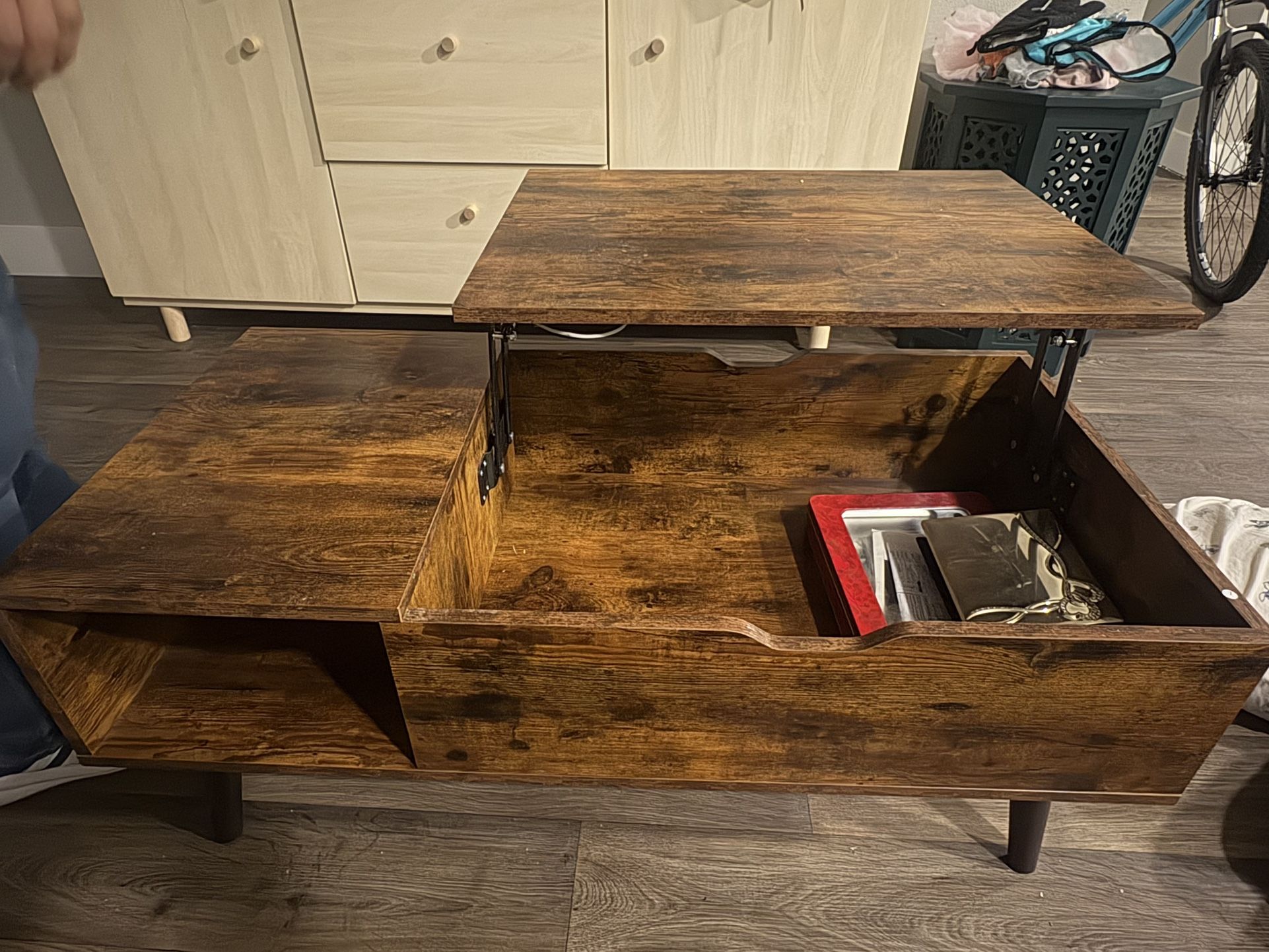 coffee-table-with-extension-for-sale-in-universal-city-tx-offerup