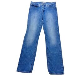 Levi’s 314 Shaping Straight Mid Rise Stretch Denim Jeans 30x32 Medium Wash