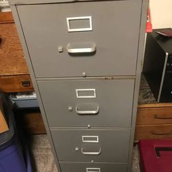 HON 4-drawer Vertical Metal Filing Cabinet