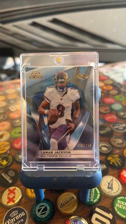 Lamar Jackson Topps Chrome Black /150 Card