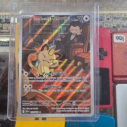 Team Rocket's Meowth - 203/182 - SV10: Destined Rivals (NM)