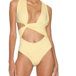 Pretty Yellow Body Suit