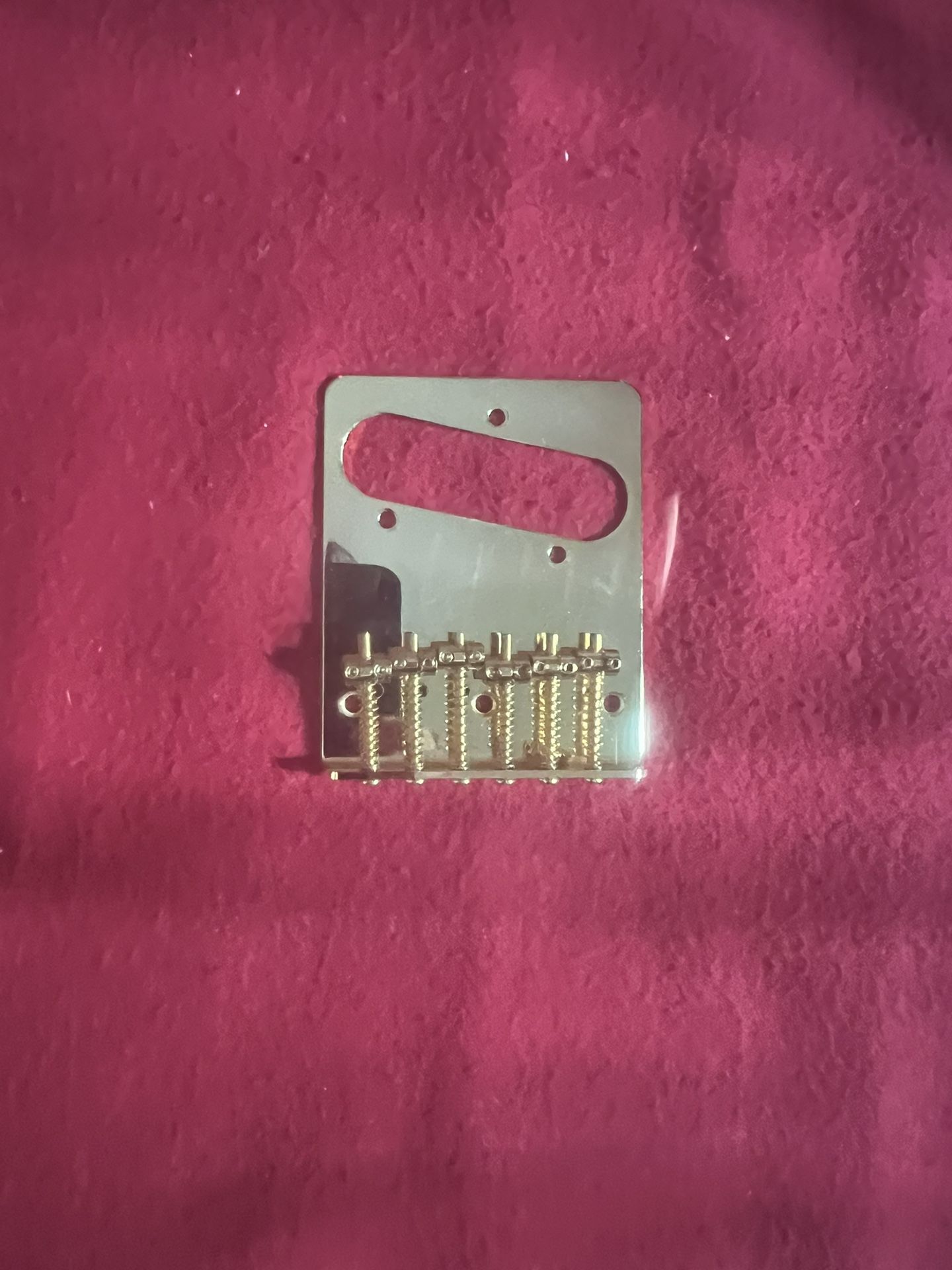 “New” Gold Telecaster Bridge Assembly 