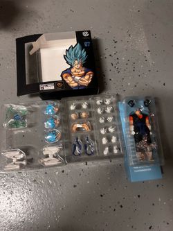 NEW YGMW OC Toys 007 1/12 SHF Vegito 3.0 Blue hair Vegetto Bejitto Action figure