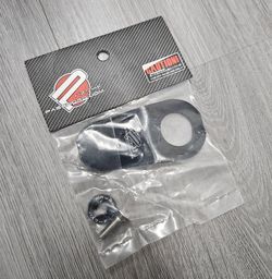 BRAND NEW PASSWORD JDM EK DC S2K BLACK CNC BILLET ALUMINUM RADIATOR STAY MOUNT BRACKET+WASHER KIT