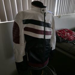 Leather Cafe Racer Jacket