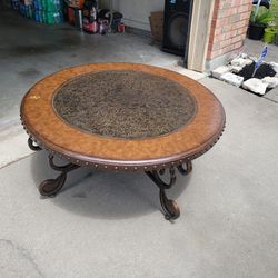 Ashley Coffee Table Had Two Years Only Thing Wong With It Has Alittle Circleon Top Of Table Other That Is Like New
