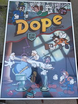 Dope Comix Framed Art Poster