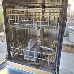 Silver Dishwasher 