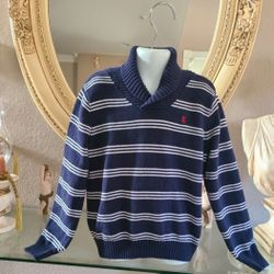 IZOD Brand Boy's Pull On Sweater Size 6-7 