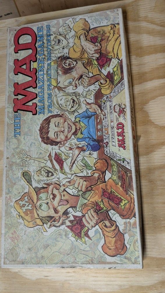 Vintage 1979 THE MAD MAGAZINE GAME Parker Brothers Board Game