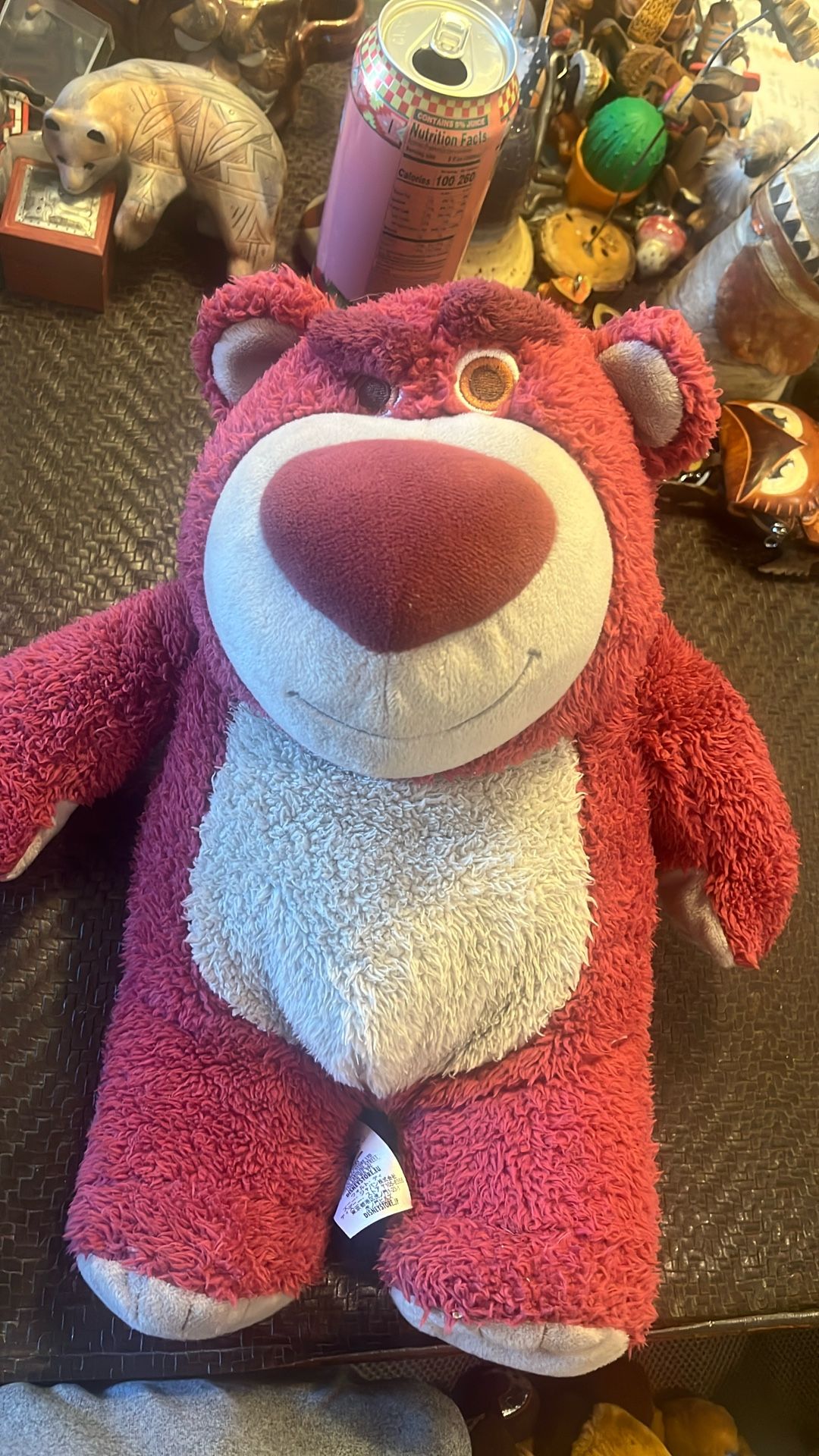 Disney Store Lotso Huggin Bear 16” Sherpa Plush! Angry Lotso Toy Story 3 Pixar