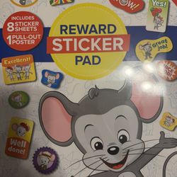 Bendon Reward Sticker Pad 8 Stickers Sheets