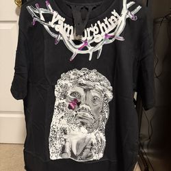 Vlone X Yams Day Jesus Piece T-Shirt