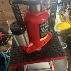 Bottle Jack 32 Ton Air/manual New 