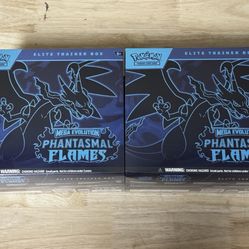 Pokemon Mega Evolution Phantasmal Flames Elite Trainer Box ETB Sealed | Lot Of 2