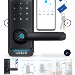Kucacci Finger Print Smart Lock For Front Door New In Box.