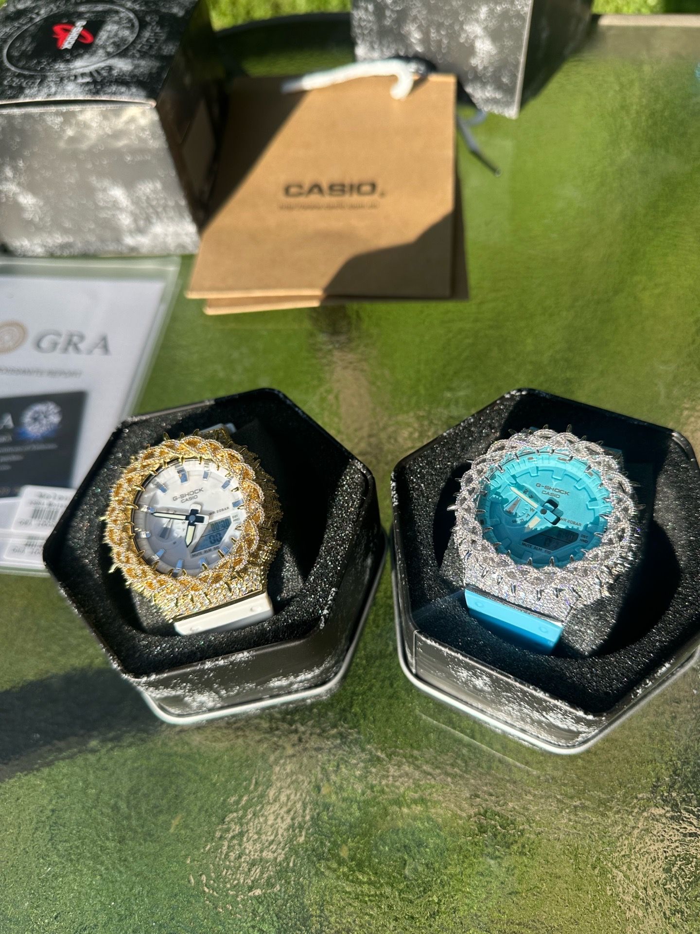 Iced Out G-Shock (Certified Moissanite)