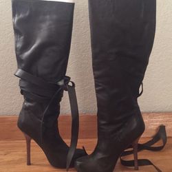 Bebe Raquel Tie Boot
