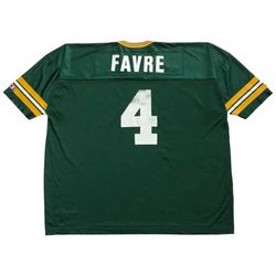 VINTAGE CHAMPION GREEN BAY PACKERS BRETT FAVRE JERSEY 3XL XXXL 60 MADE IN USA
