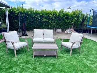 4-Piece Outdoor Patio Furniture Set Hampton Bay