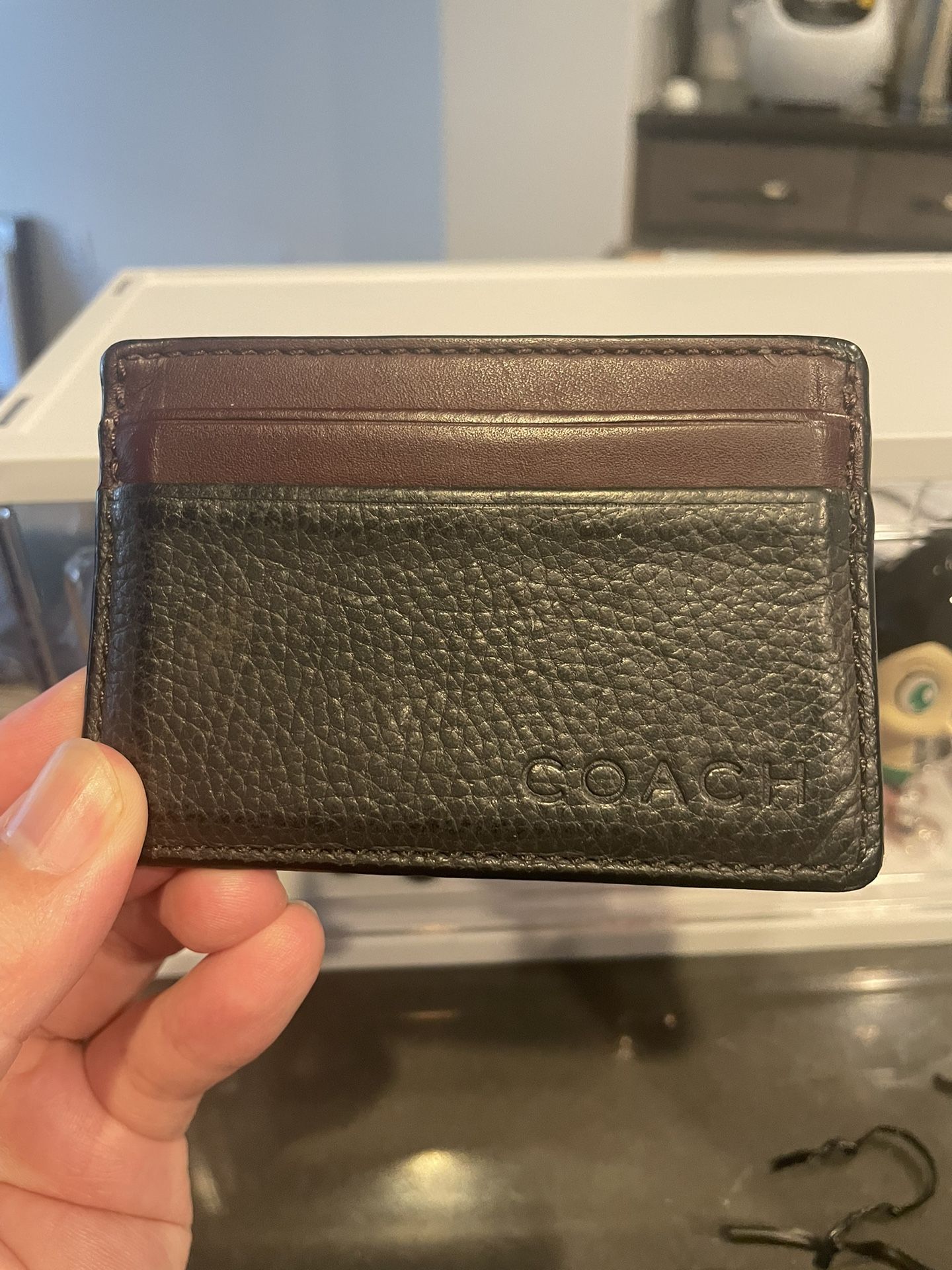 Coach Leather Card Holder